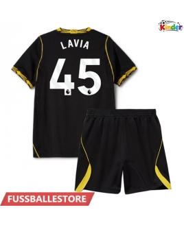 Günstige Chelsea Romeo Lavia #45 Auswärts Trikotsatzt Kinder 2026-27 Kurzarm (+ Kurze Hosen)